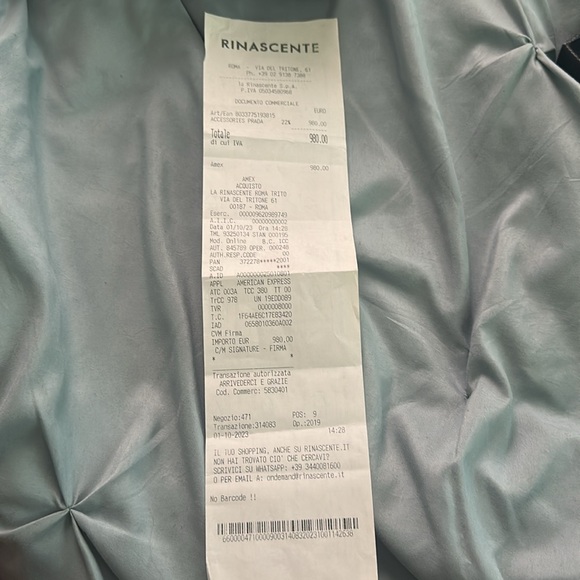 Prada pink triangle mini clutch, 2 in 1 and brand new! - Picture 4 of 4